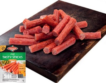 IGA Du2019Orsogna Mild or Hot & Spicy Tasty Sticks 400g offer