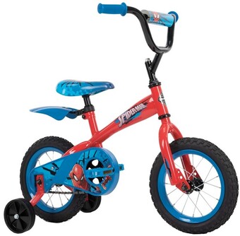 BIG W Spider-Man 30cm Bike with Training Wheels offer