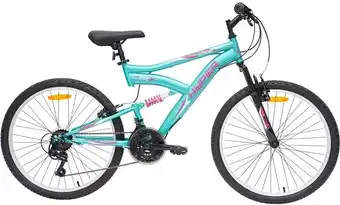 BIG W Hyper Extension 60cm Dual Suspension Mountain Bike - Aqua offer
