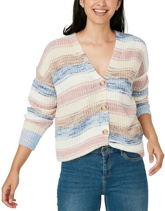 The 1964 Denim Co. Striped Cardigan 