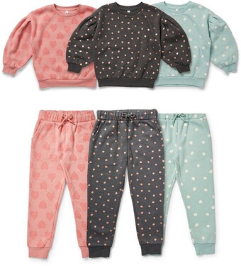 BIG W K-D Kids All Over Print Slub Sweatshirts or Trackpants offer