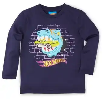 BIG W Hot Wheels Kids Dino Long Sleeve Tee offer