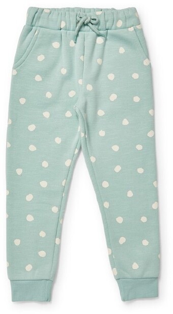 BIG W K-D Kids All Over Print Slub Trackpant - Mint offer