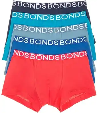 BIG W Bonds Everyday 5-Pack Kids Trunks offer