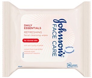 BIG W Johnson's Facial Cleansing Wipes Normal Skin 25 Wipes offer