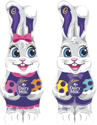 Cadbury Dairy Milk Bunny 150g - Assorted