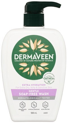 BIG W Dermaveen Extra Gentle Soap Free Wash 500mL offer