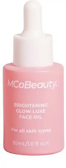 BIG W MCoBeauty Brightening Glow Luxe Face Oil offer