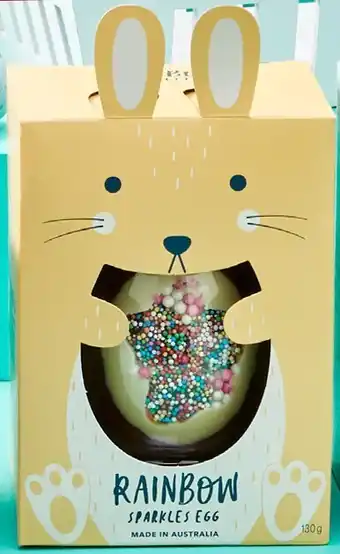 Kmart Magic Rainbow Sparkles Egg 130g offer