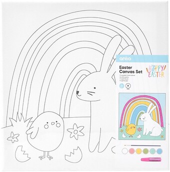 Kmart 9 Piece Easter Canvas Set offer
