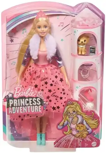 Kmart Barbie Princess Adventure Deluxe Doll Playset offer