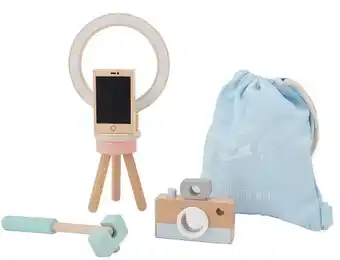Kmart 6 Piece Wooden Vlogger Playset offer