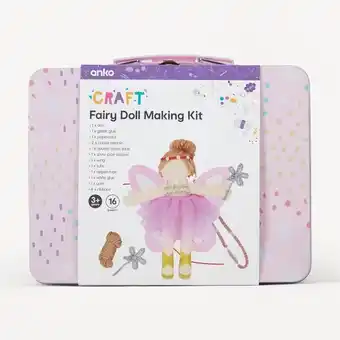 Kmart 16 Piece Fairy Doll Making Kit offer