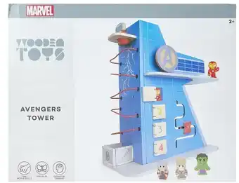 Kmart Marvel Wooden Toys Avengers Tower offer