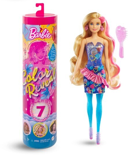 Color reveal barbie kmart top
