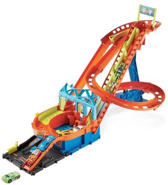 Hot Wheels City Roller Coaster Rally Playset
