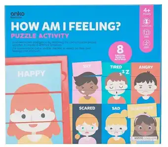 Kmart How Am I Feeling? Puzzle Activity offer