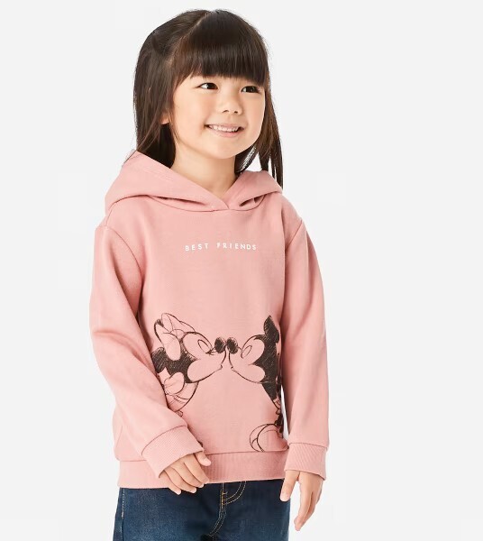 Mickey and Minnie Mouse License Hoodie offer at Kmart
