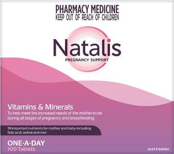 Pharmacist Advice Natalis Pregnancy Support 100 Tablets offer