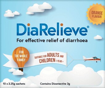 DiaRelieve 10 x 3.25g Sachets
