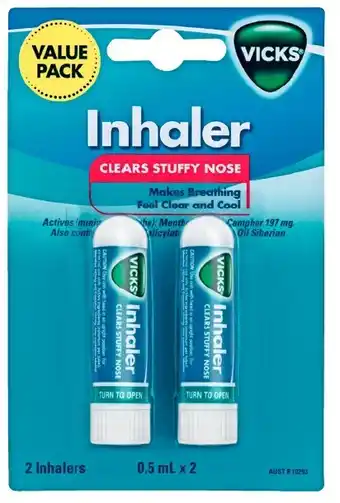 Pharmacist Advice Vicks Inhaler Value Pack offer