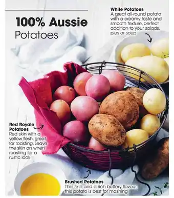 Coles 100% Aussie Potatoes offer