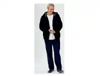 Harris Scarfe Diadora Fur Lined Zip Through Fleece Hoodie offer