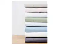 Harris Scarfe Linenhouse 300 Thread Count Cotton Pillowcases – European, U-Shape, Body, Queen or King offer