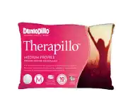 Harris Scarfe Dunlopillo Therapillo Memory Foam Medium Profile Pillow, High Profile or Cooling Gel Top Pillow offer