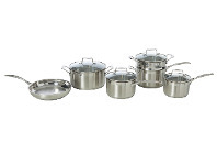 Harris Scarfe Scanpan 6pc Impact Stainless Steel Cookset offer