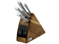 Harris Scarfe Wiltshire 6pc Stay Sharp Stainless Steel Knife Block offer