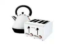 Harris Scarfe Smith & Nobel 4 Slice Toaster or 1.7L Kettle White and Rose Gold offer