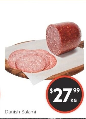 Foodworks Danish Salami offer
