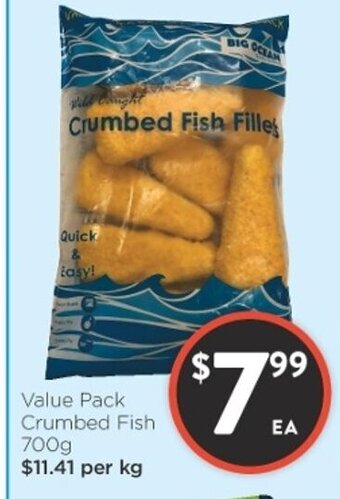 Value Pack Crumbed Fish 700g