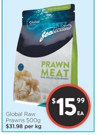 Foodworks Global Raw Prawns 500g offer