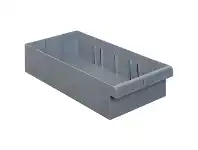 Officeworks Tech Bins Tech Tray 200mm Wide Large 8L Grey offer