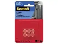 Officeworks Scotch Bumpers 1.2cm Clear 18 Pack offer