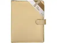 Officeworks Otto Desk Organiser PU Gold offer