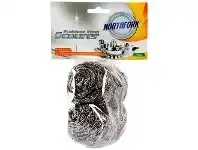 Officeworks Northfork Stainless Steel Scourer 4 Pack offer
