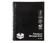 Officeworks Spirax P550 Telephone Message Book Side Opening offer