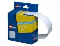 Officeworks Avery Dispenser Labels 19 x 19mm White 900 Pack offer