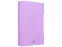 Officeworks Aqua Drops A4 Slim Document Case Pastel Purple offer