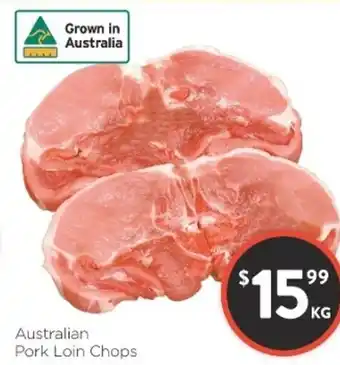 Foodworks Australian Pork Loin Chops offer