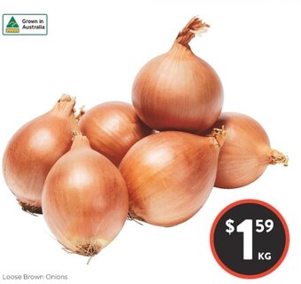 Foodworks Loose Brown Onions offer