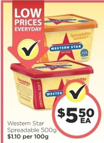 Western Star Spreadable 500g