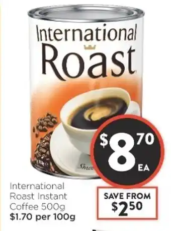 International Roast Instant Coffee 500g