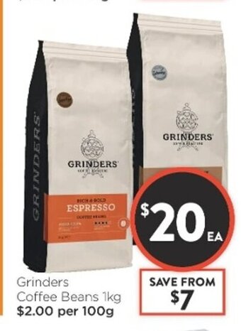 Foodworks Grinders Coffee Beans 1kg offer