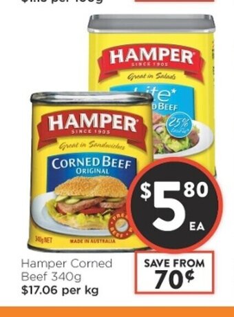 Foodworks Hamper Corned Beef 340g offer