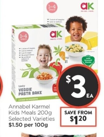 Foodworks Annabel Karmel Kids Meals 200g offer