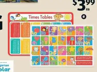 ALDI Learning Desk Mats offer